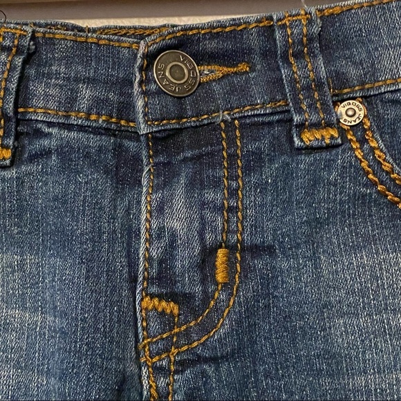 Vigoss girls denim shorts butterfly embellished‎ pockets size 10 - Picture 2 of 12